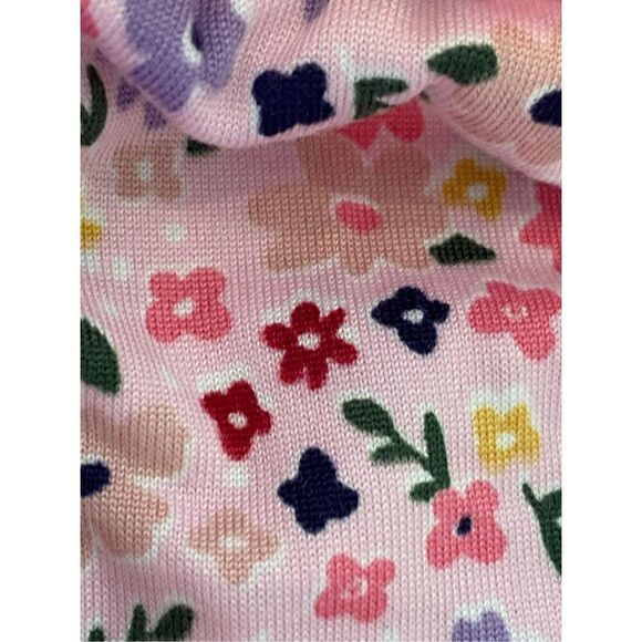 Btween 3 Piece Outfit Pink Floral Shorts Top Hair Tie - Picture 6 of 12